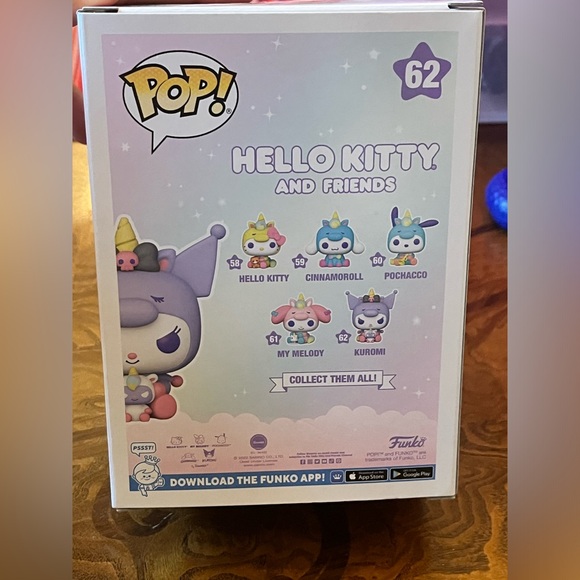 Funko Pop! #62 Kuromi Unicorn Party Hello Kitty Sanrio Vinyl Figure - Picture 5 of 8